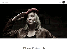 Tablet Screenshot of clarekatavich.com